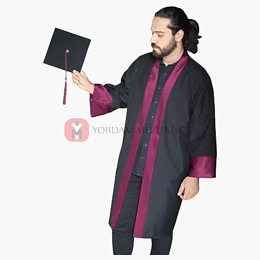 Üniversite Alpaka Bordo Mezuniyet Kep Cübbe Üniversite Alpaka Bordo Mezuniyet Kep Cübbe