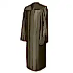 shiny-brown-graduation-gown