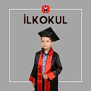 ilkokul mezuniyet cübbesi